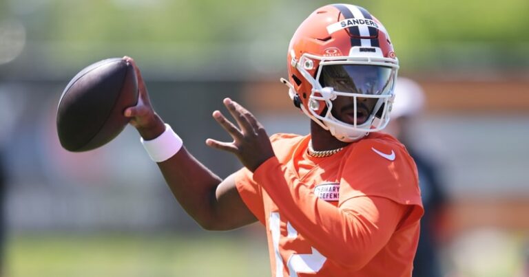 謝德爾·桑德斯有望拿下布朗隊先發四分衛?