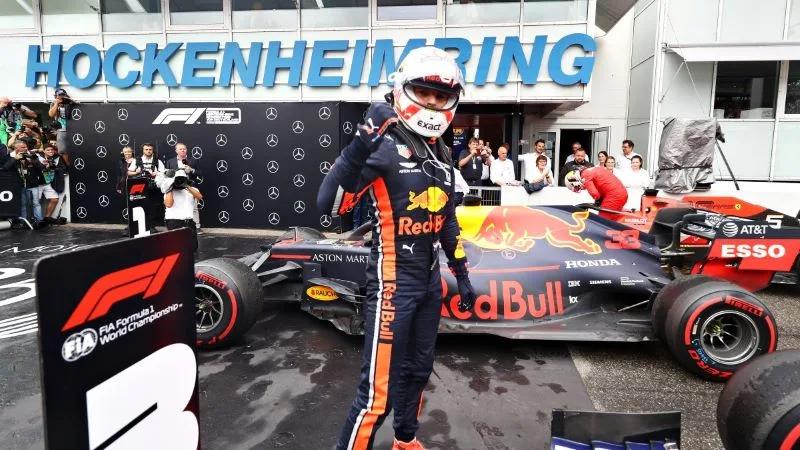 Max Verstappen在霍肯海姆賽道奪冠