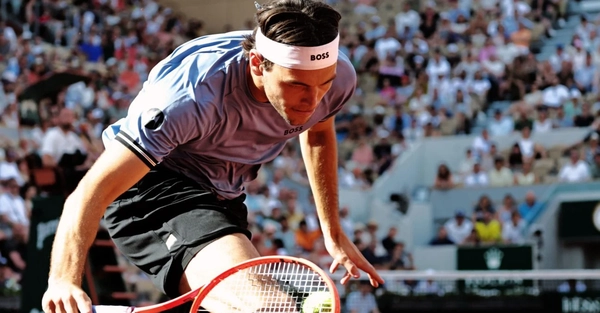 Taylor Fritz落敗是今年法網首個男單爆冷消息(photo:tennismajors)/球爺嘴球
