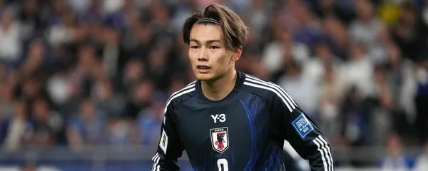 日本隊三笘薰缺席後大力凸顯了上田綺世的重要性(photo:espn)/球爺嘴球