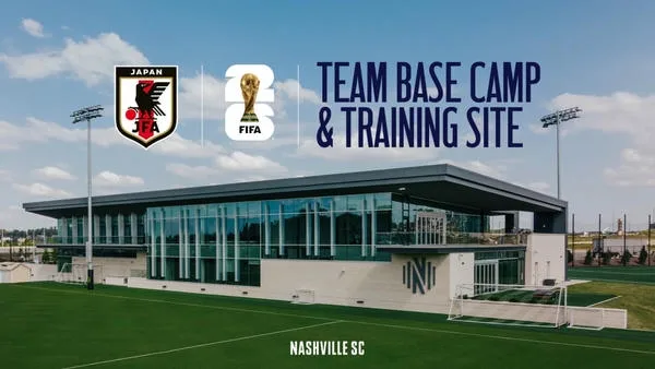Nashville將作為日本世足隊2026的備戰基地(photo：nashvillesc)/球爺嘴球