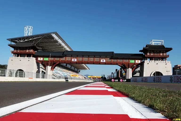 F1|韓國國際賽道全解析:沼澤地上的速度狂想與一閃而過(photo:F1官網)/球爺嘴球
