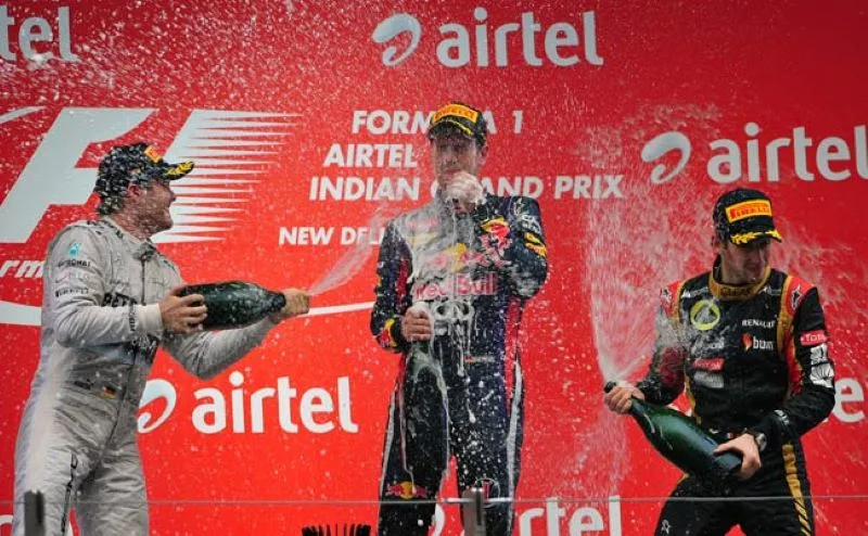 印度大獎賽三連霸塞巴斯蒂安.維特爾(Sebastian Vettel)(photo:F1官網)/球爺嘴球