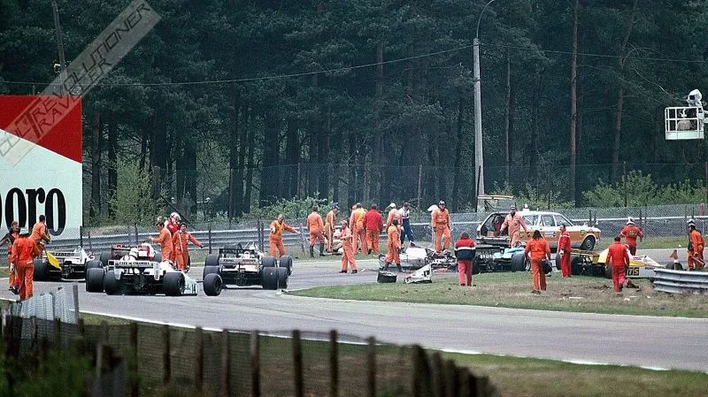 維倫紐夫事故現場(photo:F1官網)/球爺嘴球