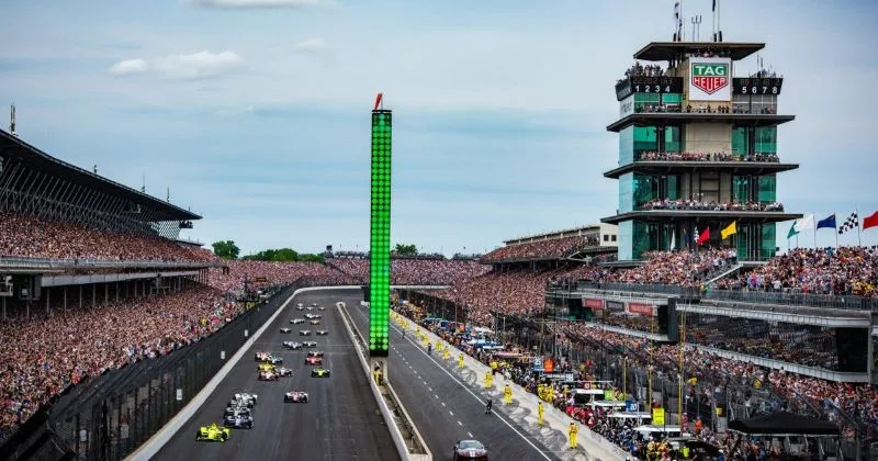 印第安納波利斯賽車場前直路(photo:IndyCar官網)/球爺嘴球